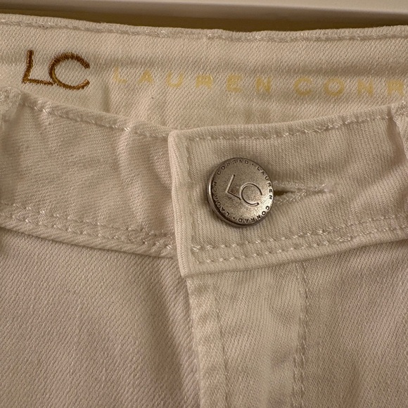 LC Lauren Conrad Women's White Skinny Jeans - Picture 2 of 4